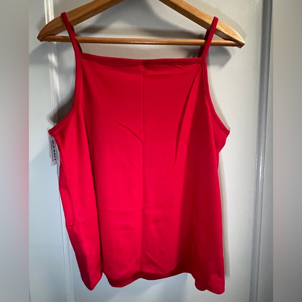 Old Navy Red Jersey Knit Tank Top | NWT | Size M